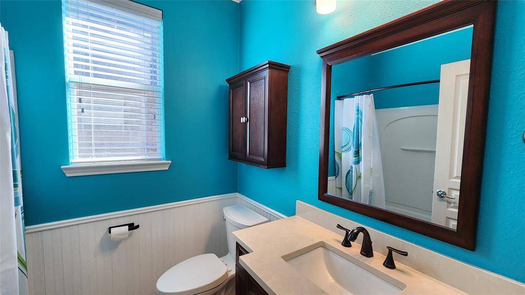 Hallway bathroom