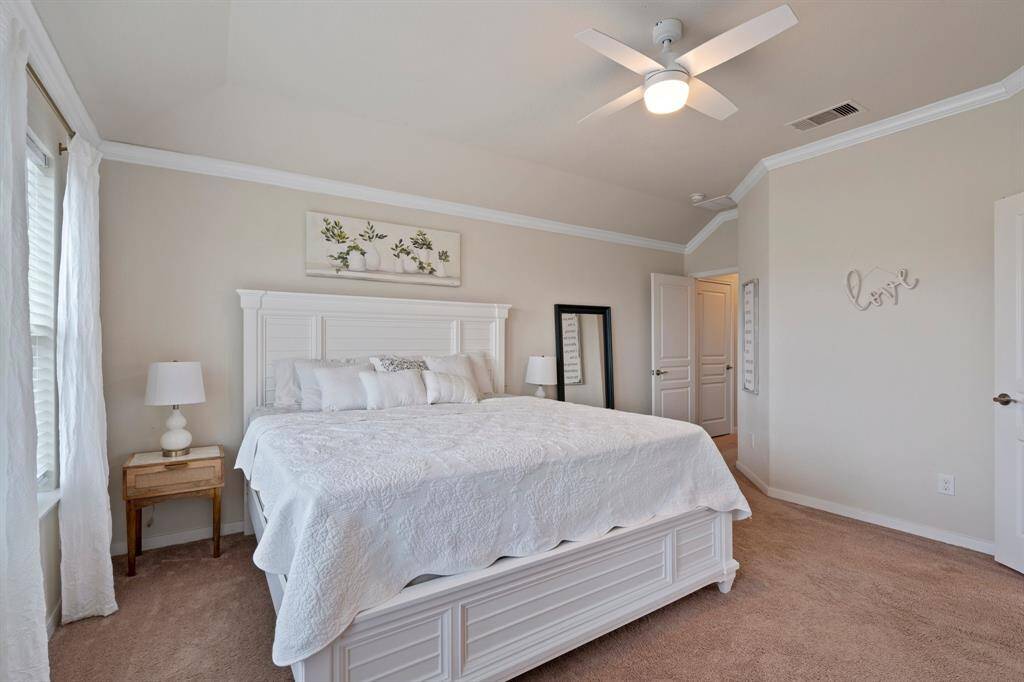 Large windows grace the room,allowing natural light in!
