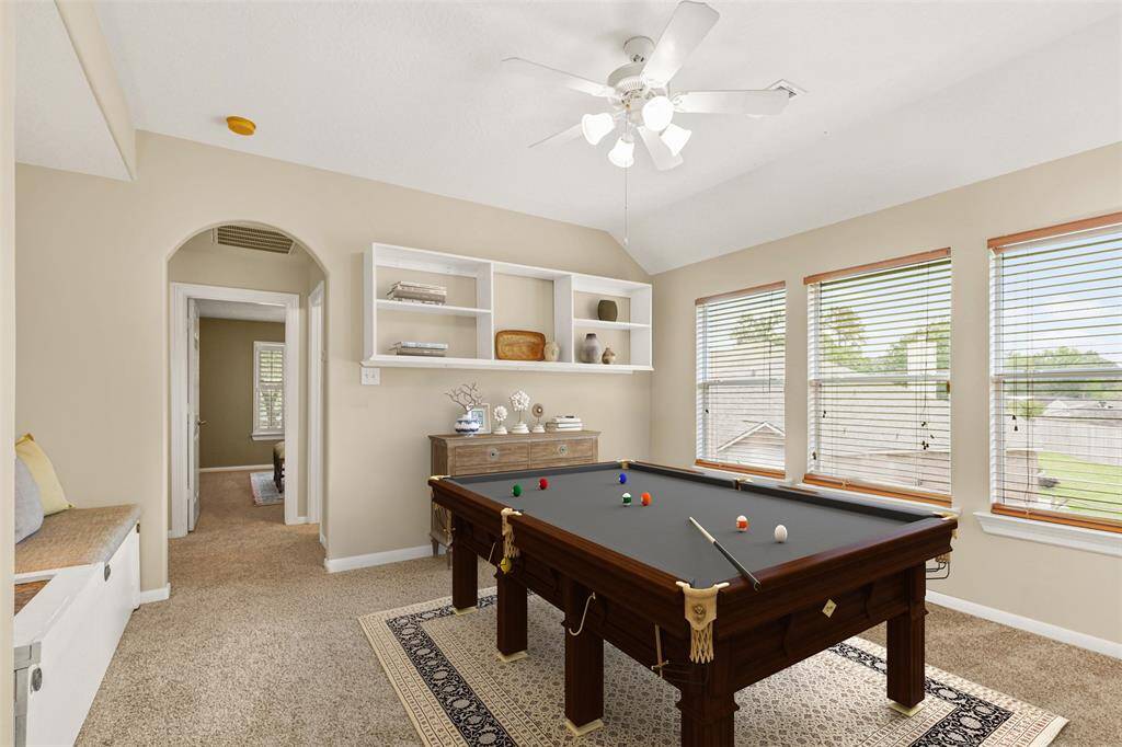 Virtually staged photo showing flexibility of space.