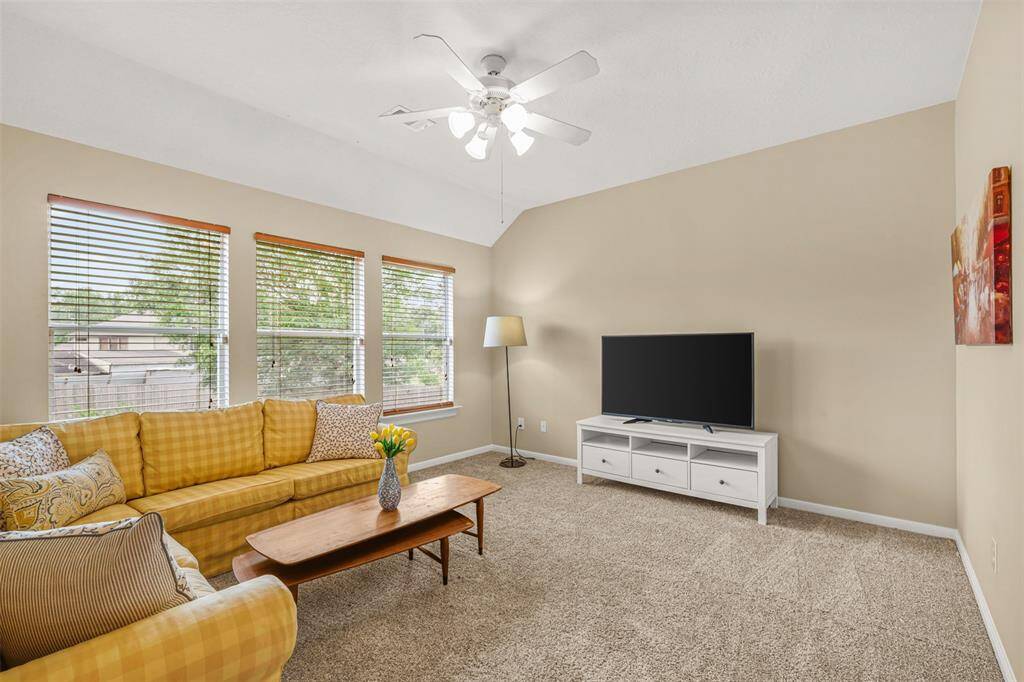 Plenty of room for gathering with friends and family.