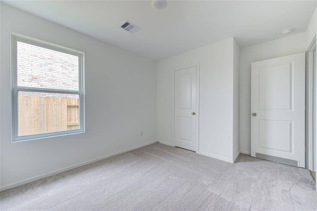 Soft, neutral-colored carpeting