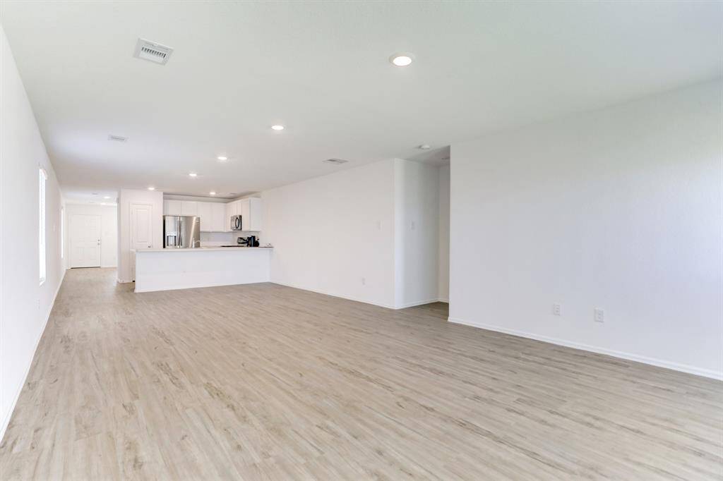 Large family room/dining space