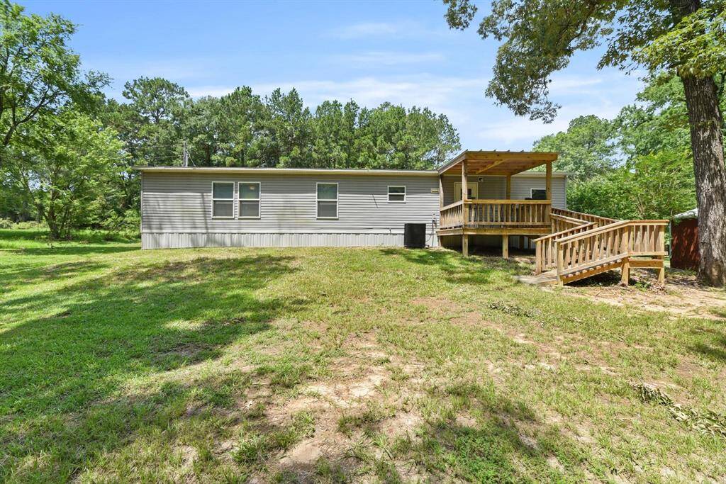 View of back yard