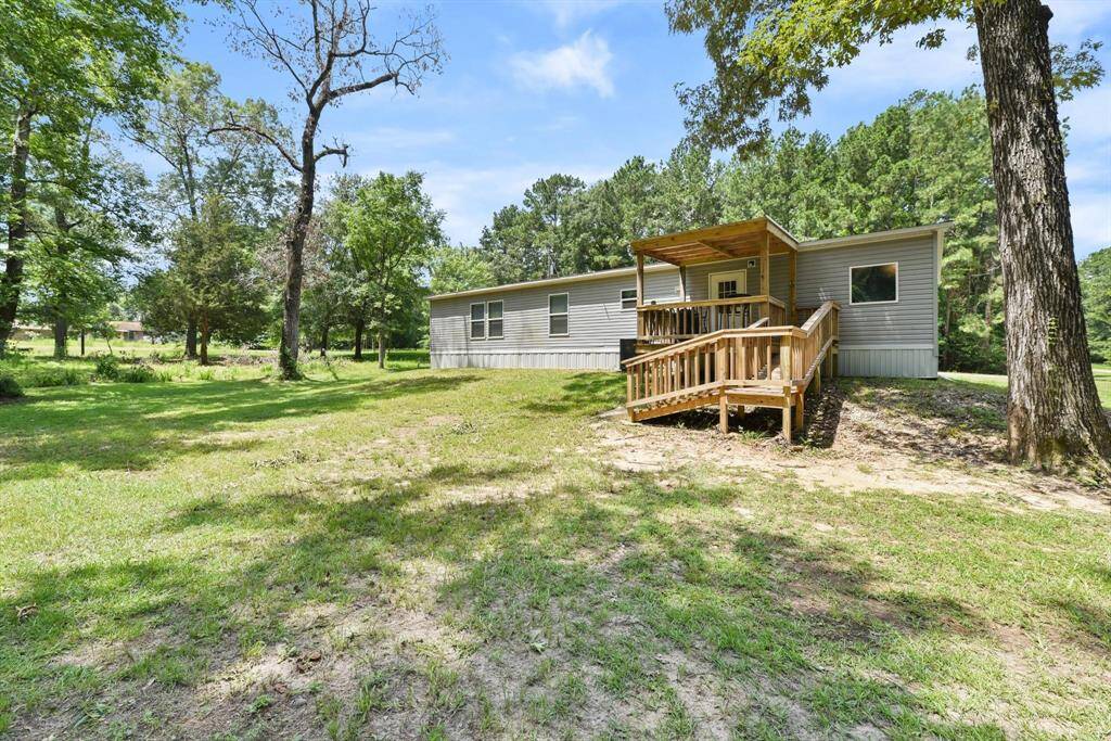Large back yard