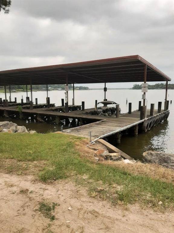 Community boat dock.