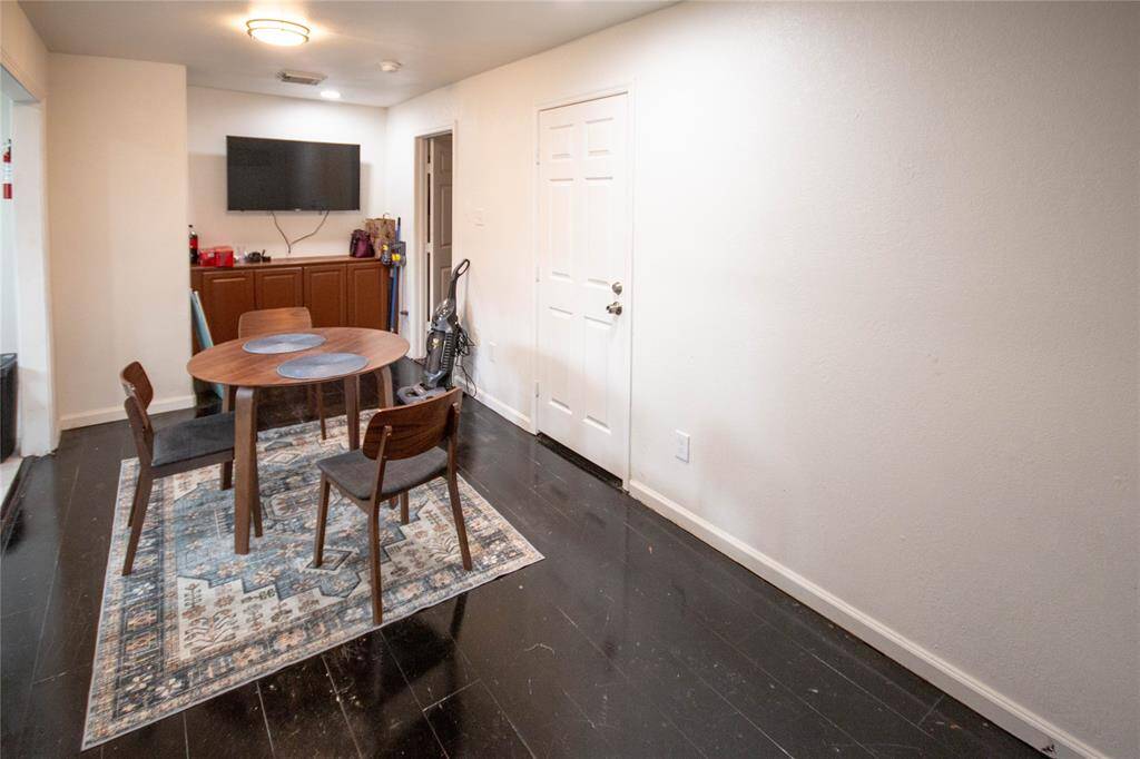 View of Shared Dining area of unit three and four
