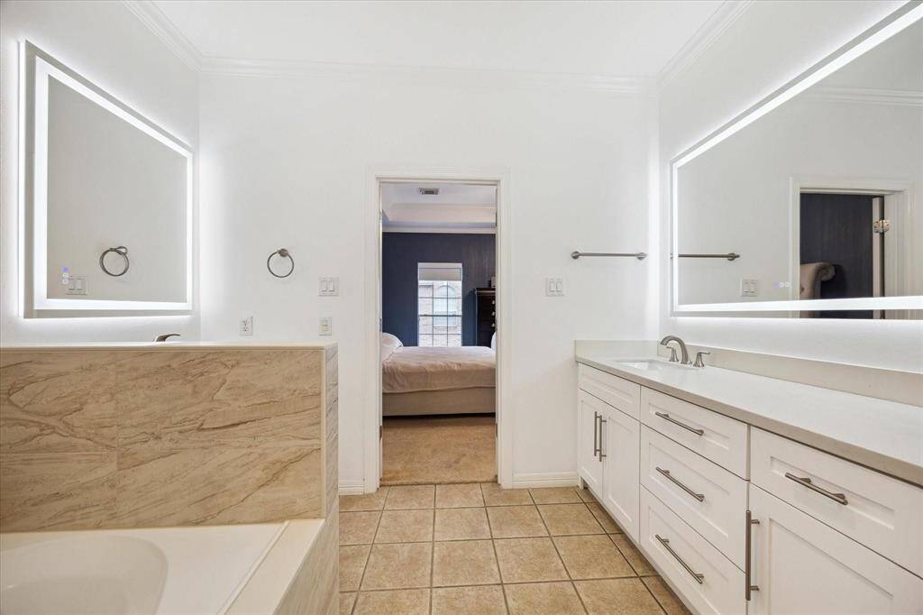 Generously sized with stylish design and room for a sitting area or workspace—comfort and function combined.
