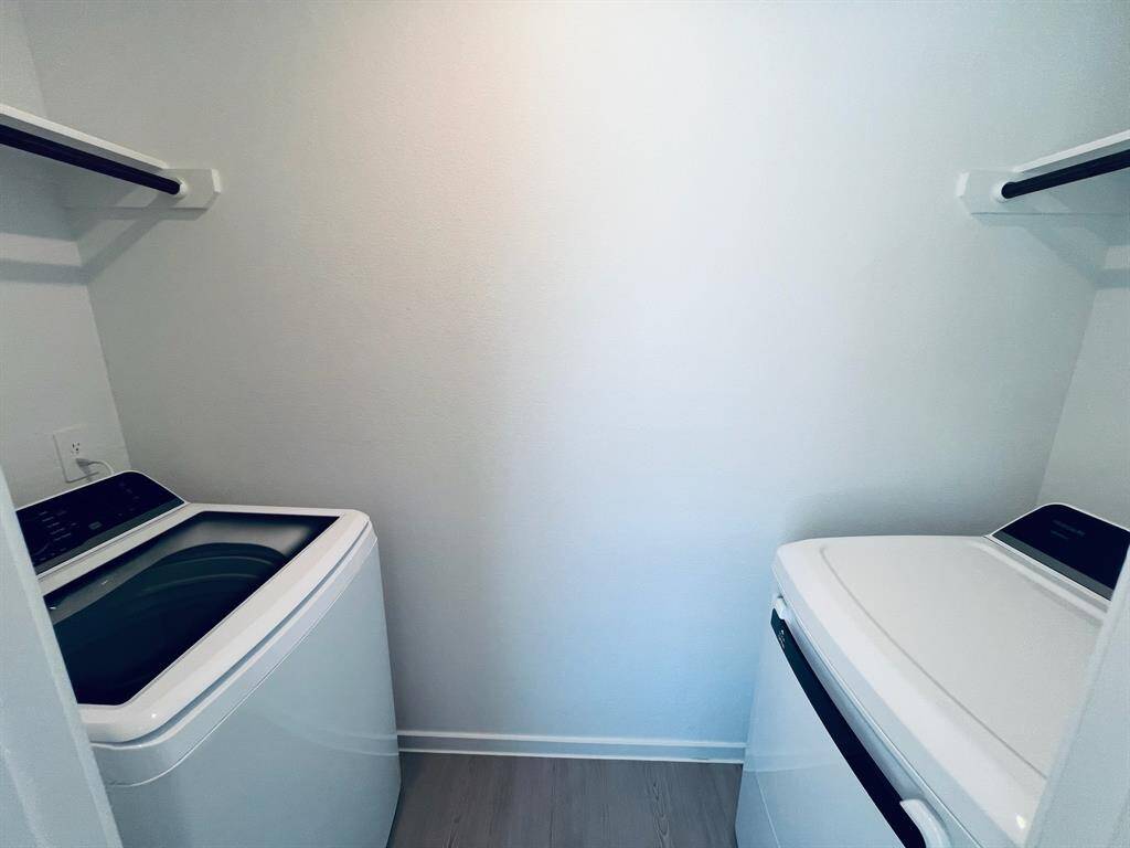 Washer and Dryer Included