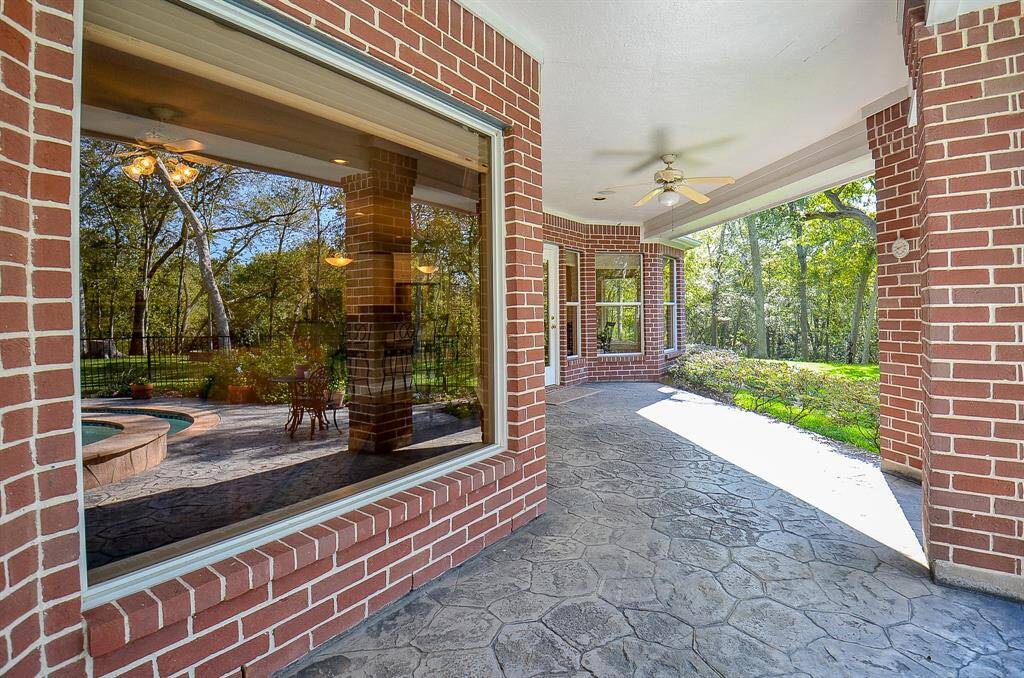Only part of the covered back patio shown here!