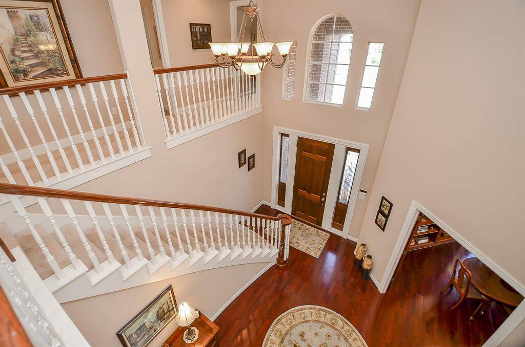 View of the Entry from the 2nd floor.