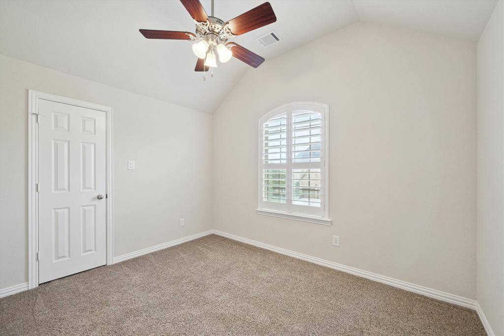 Another Secondary bedroom on second floor is (12x10) and overlooks the front yard. Consistent finishes and colors in entire home. In pristine condition!