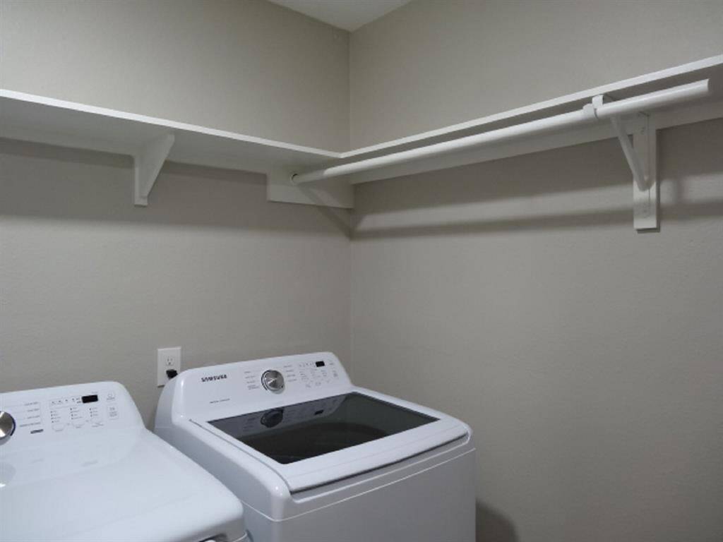Lots of shelves for storage