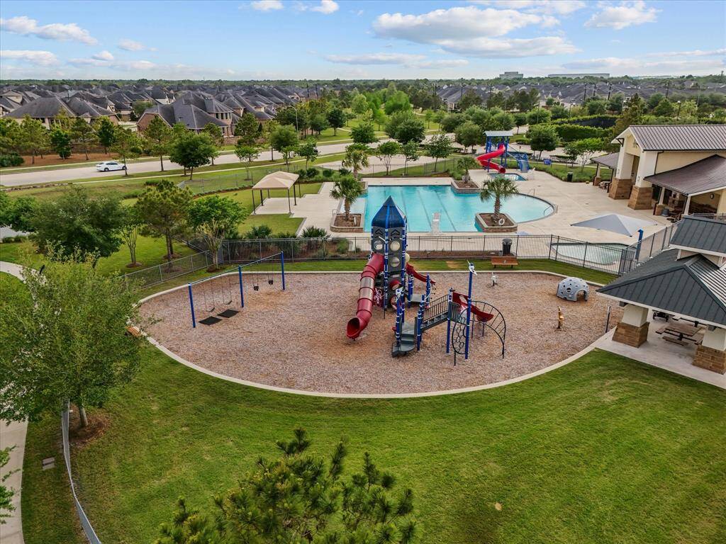 Neighborhood pool, park and covered picnic area