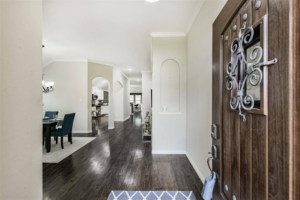 Welcoming foyer greets your guests