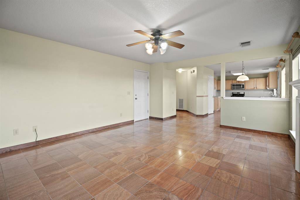 Another view of family room.  So many possibilities here.