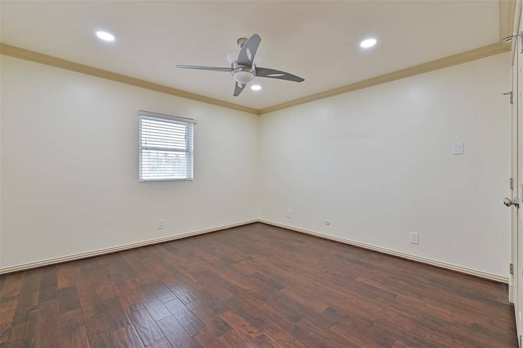 The eastside bedroom offers generous storage and a serene ambiance.