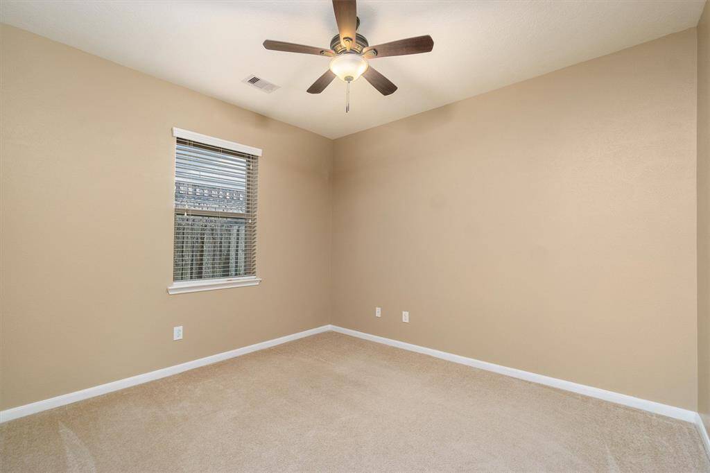 Third bedroom is a great size plus ceiling fan