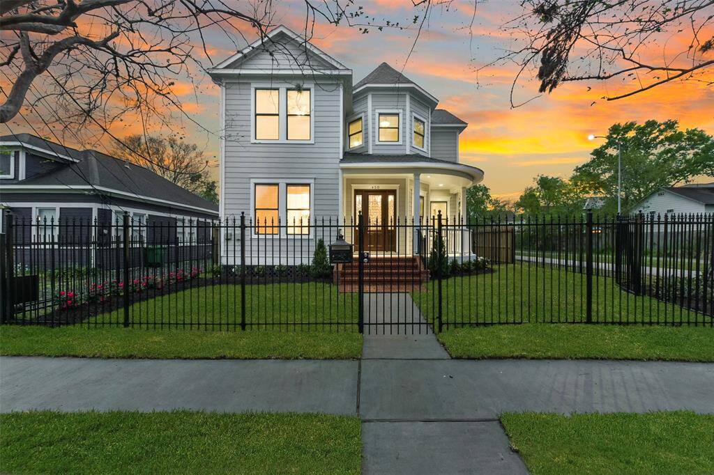 This home is perfectly situated on a corner right across from the hike and bike trail.