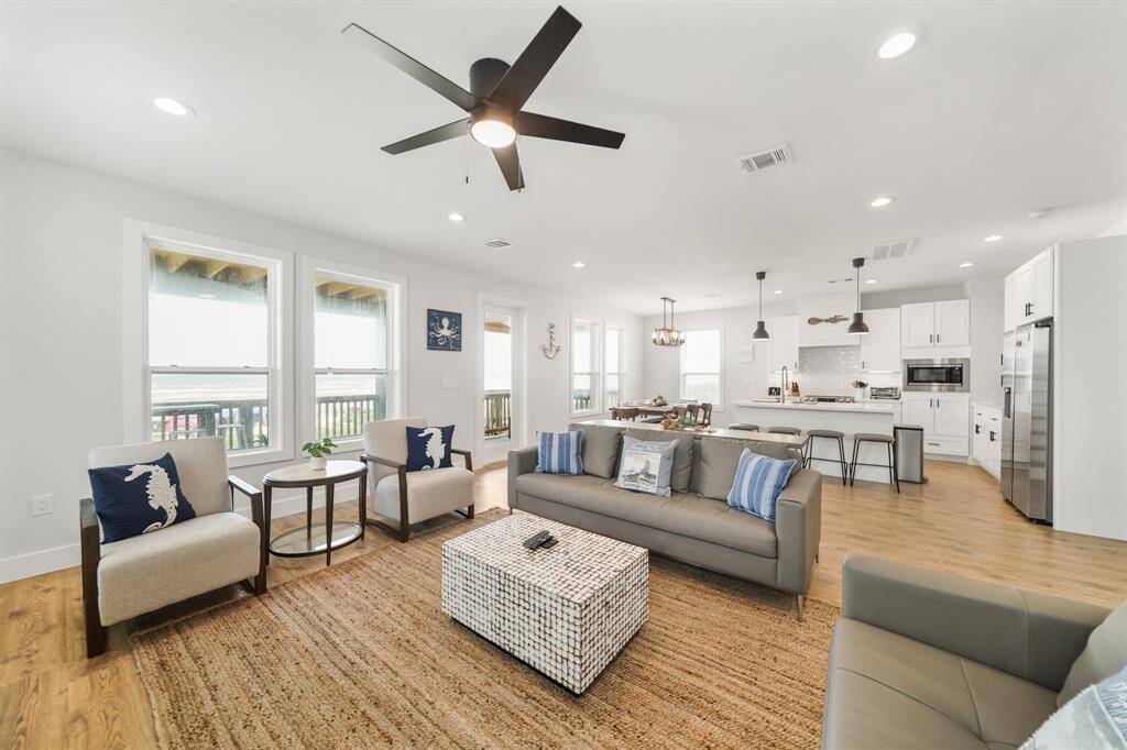 Another view of the bright andspacious living room.