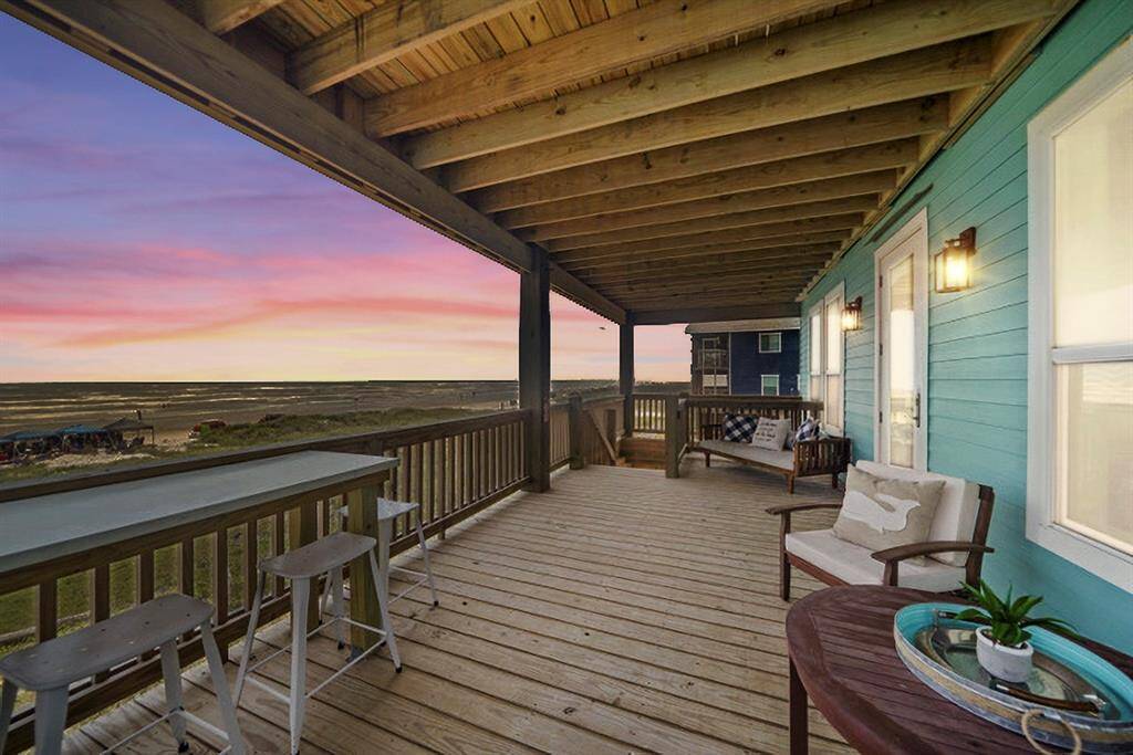 Enjoy the views while relaxing on the balcony.