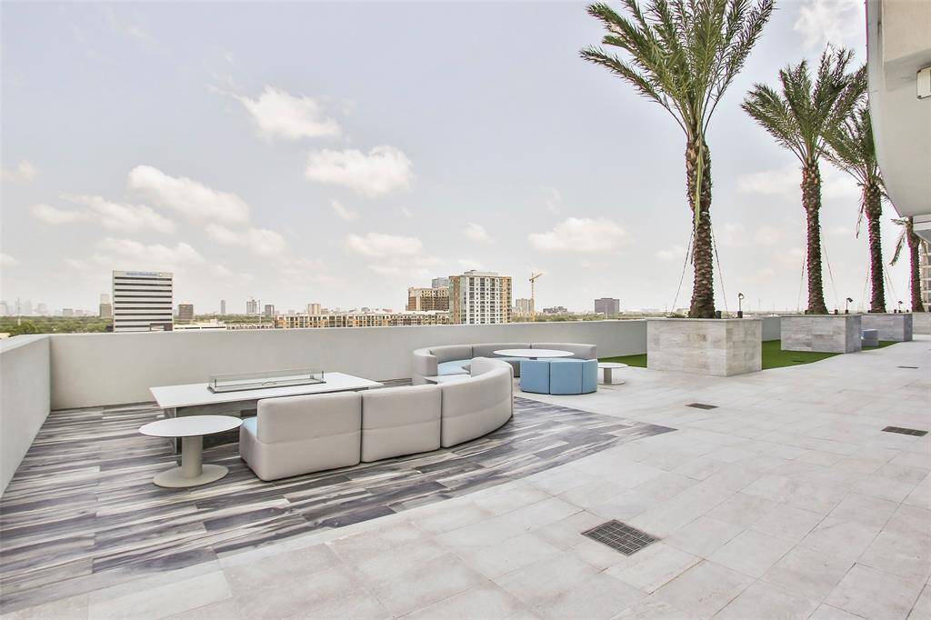 The "Palm Deck" features multiple seating areas for your enjoyment.