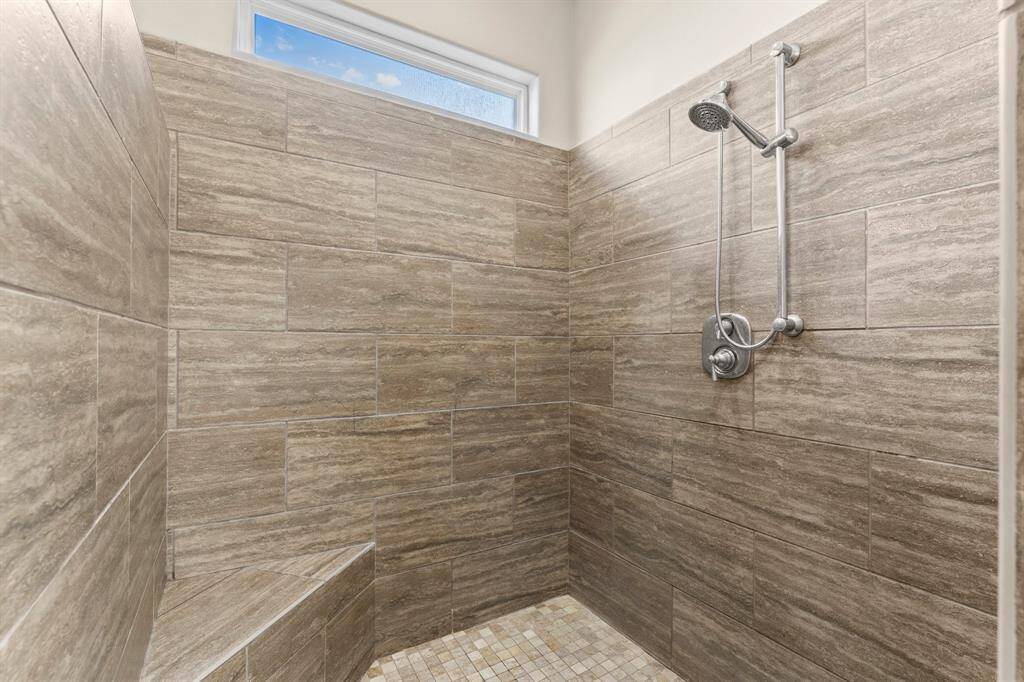 A true walk-in shower
