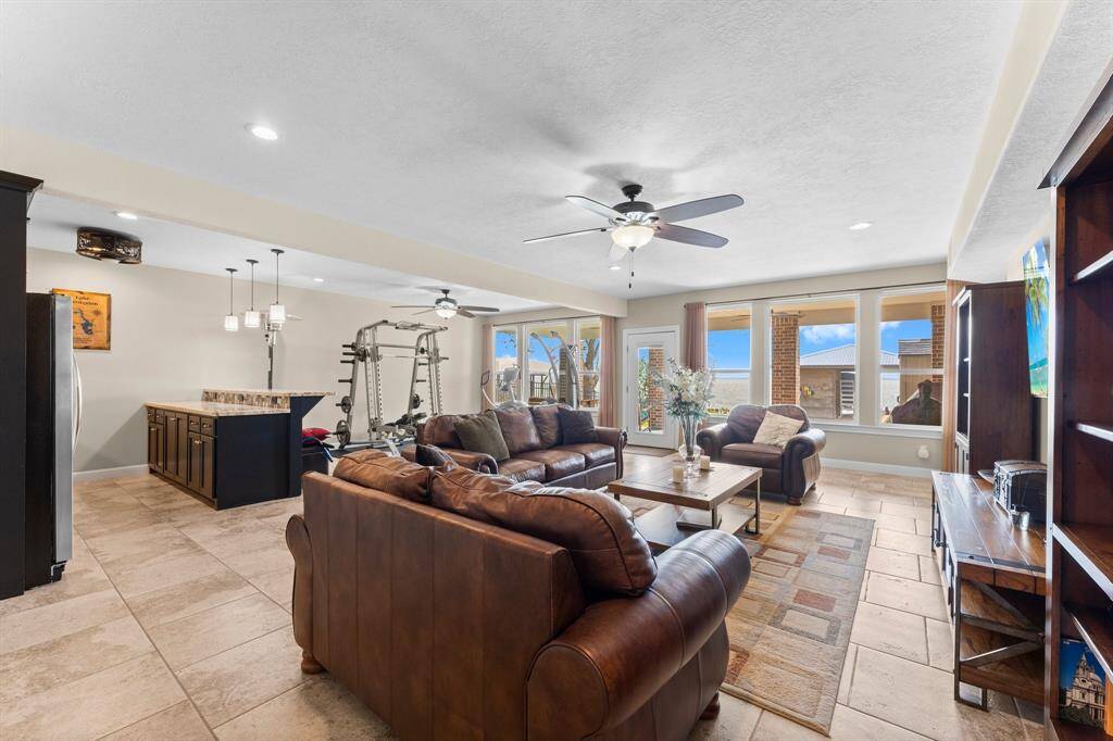 Lower level family room