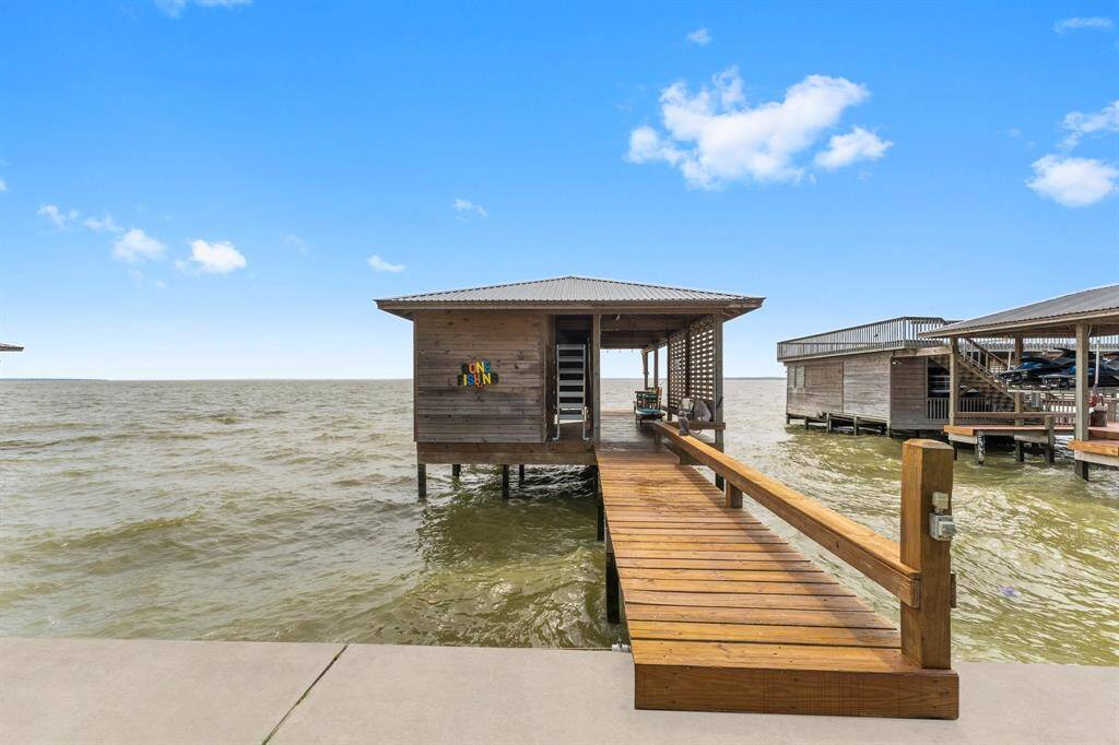 Pier and boathouse