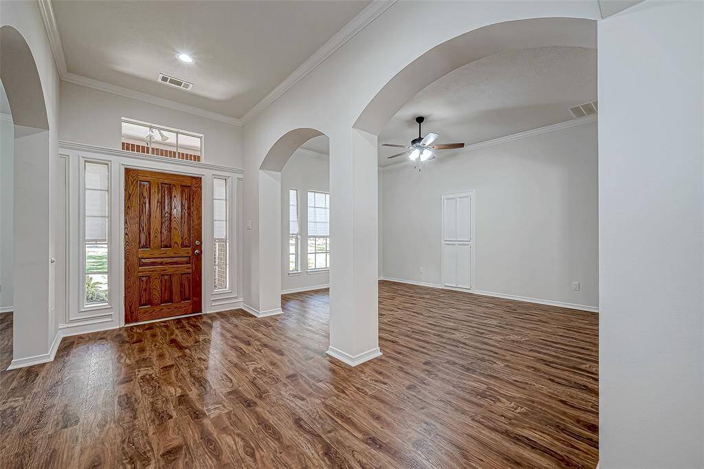 Come on in! New vinyl plank flooring and interior paint throughout