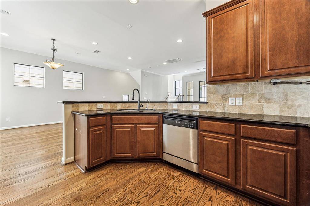 Your kitchen overlooks the living space - perfect for entertaining.