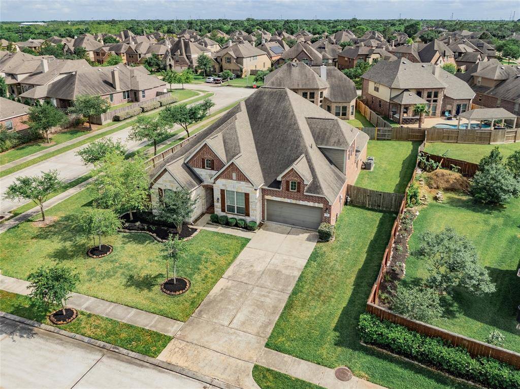 this aerial view shows your new home along with your neighbors homes