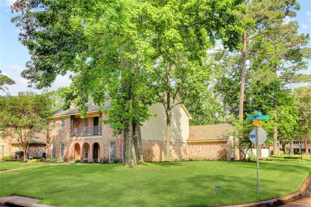A corner lot with over 11,000 sf.