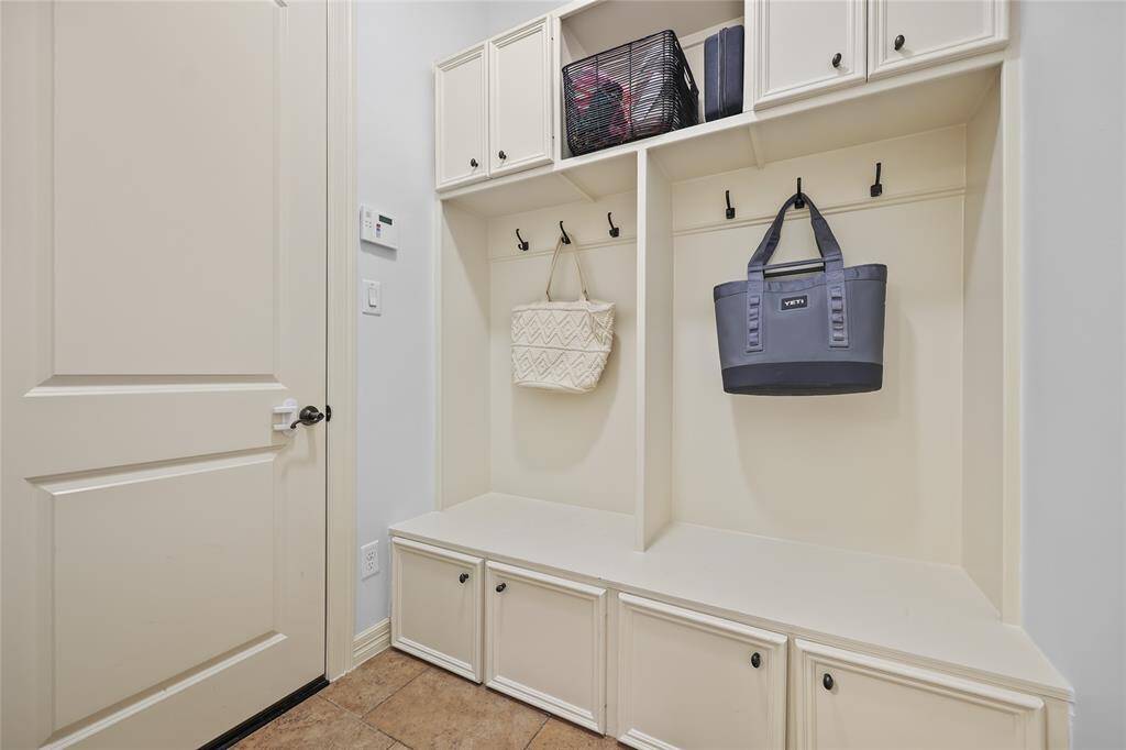 Mud room area