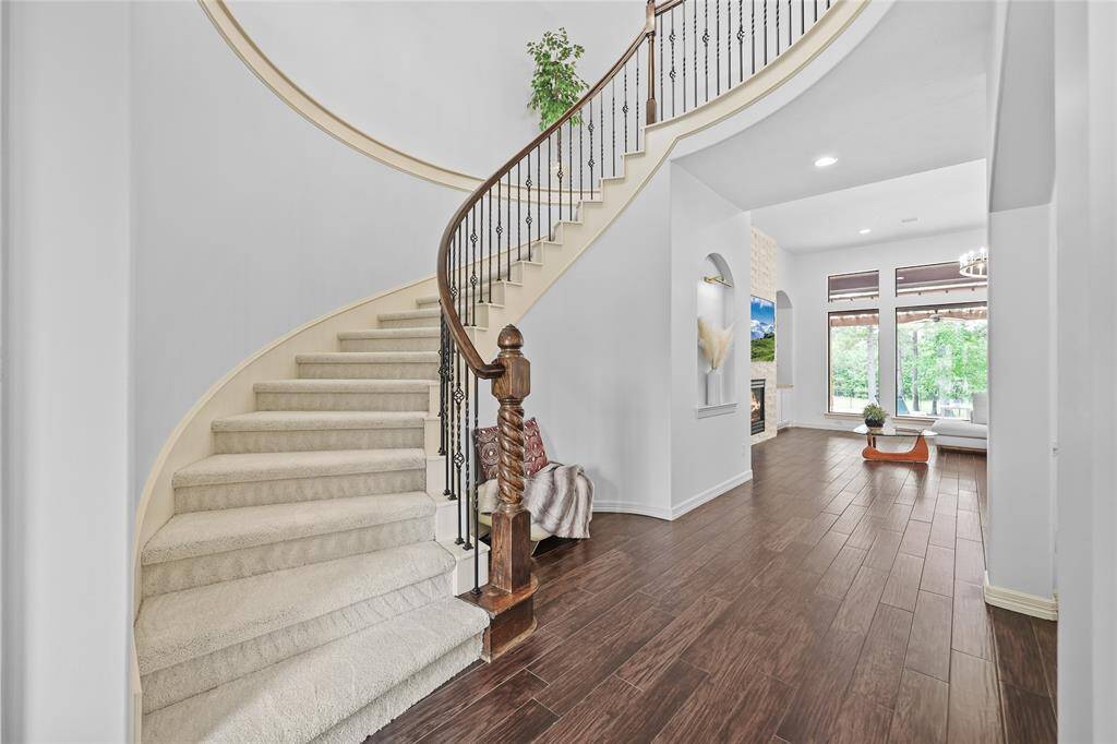 Notice the brand new carpet on your stairs.