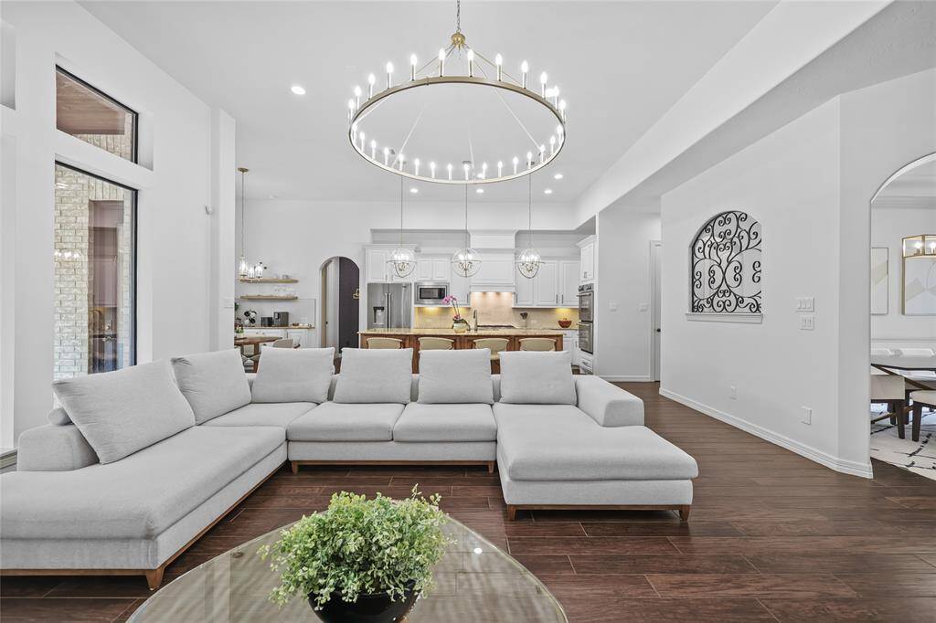 Your open concept living room.