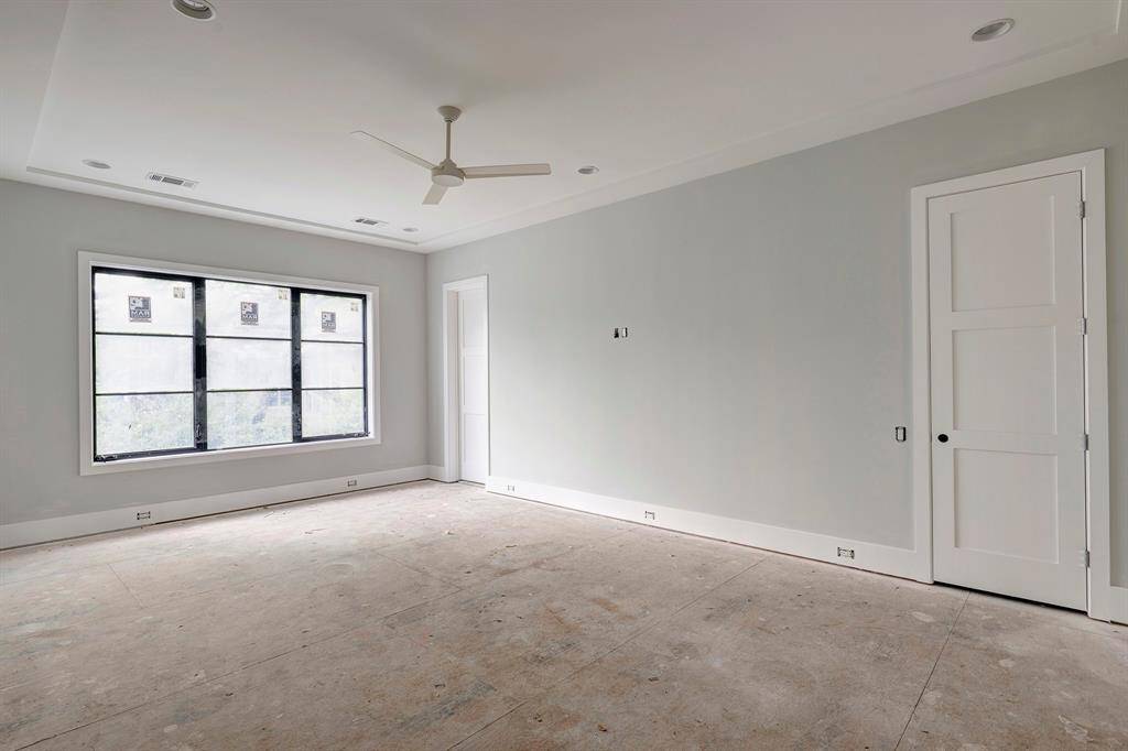 Another secondary bedroom. Stage of construction as of April 3, 2025.