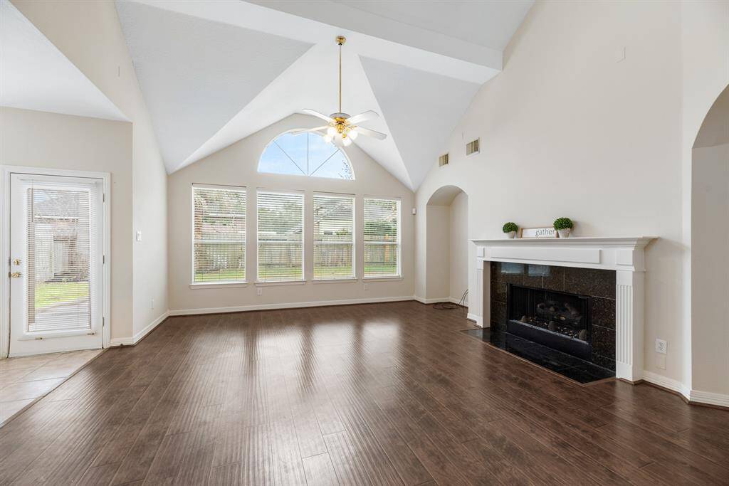 Tons of natural light beaming through the home.