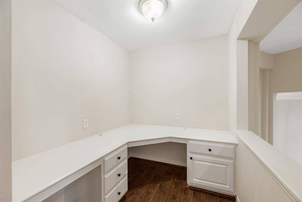 Built in homework nook area upstairs