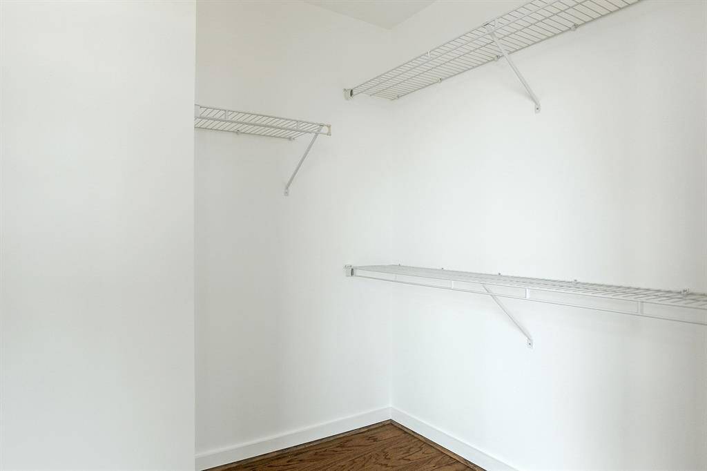 The 5x6 SF Master Bedroom closet.
