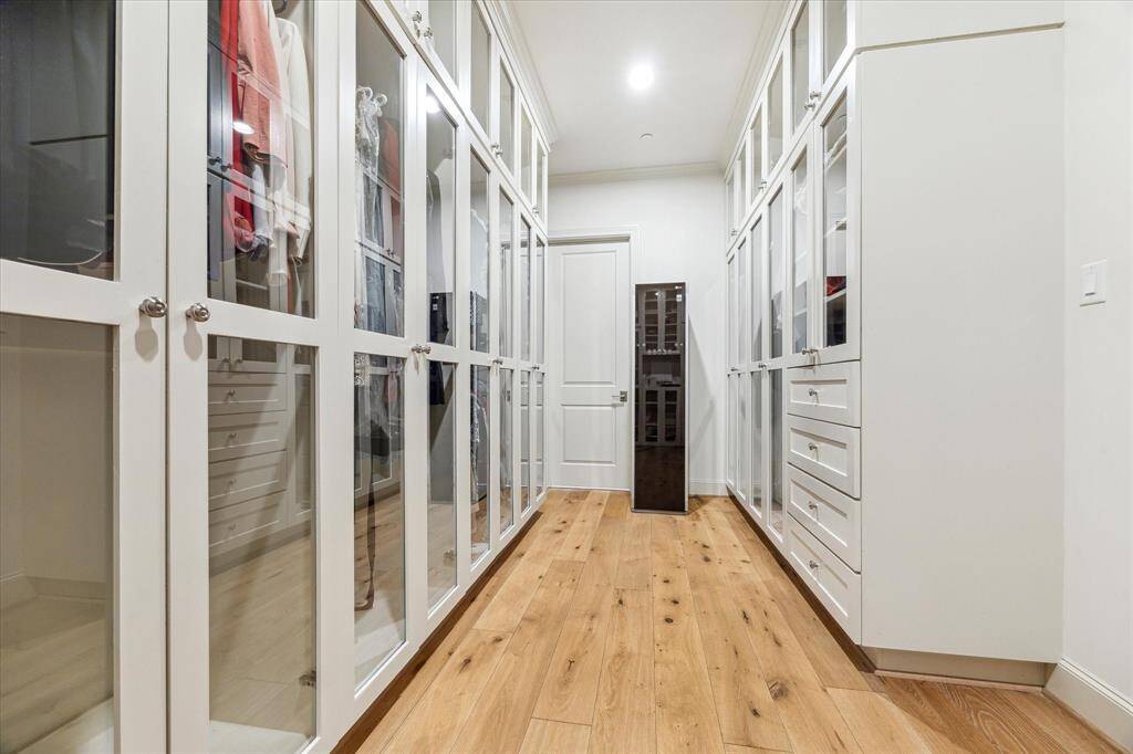 Fabulous closet with custom storage.