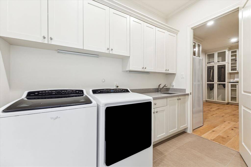 The utility room may be accessed from the primary closet or the hallway.