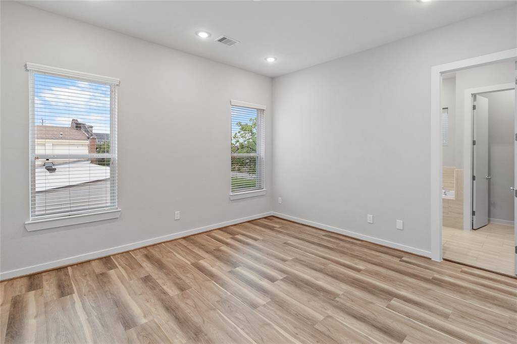 Spacious primary bedroom located on the 2nd floor