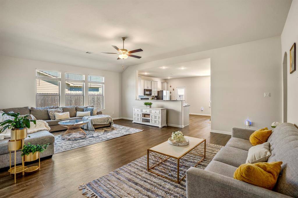 Spacious living room perfect for entertaining guests.