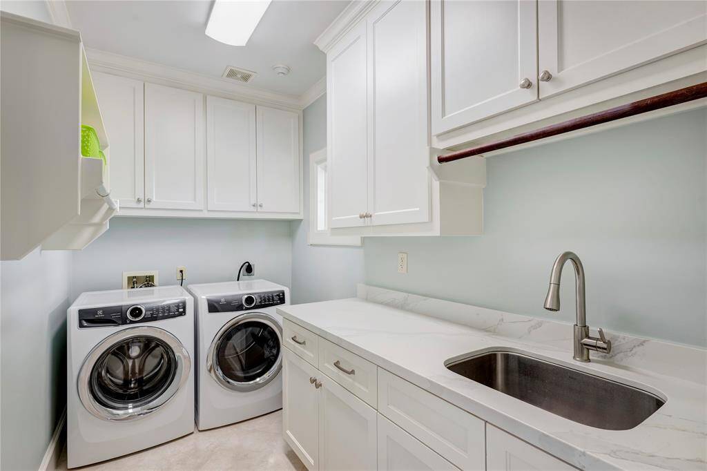 Utility room next to mudroom