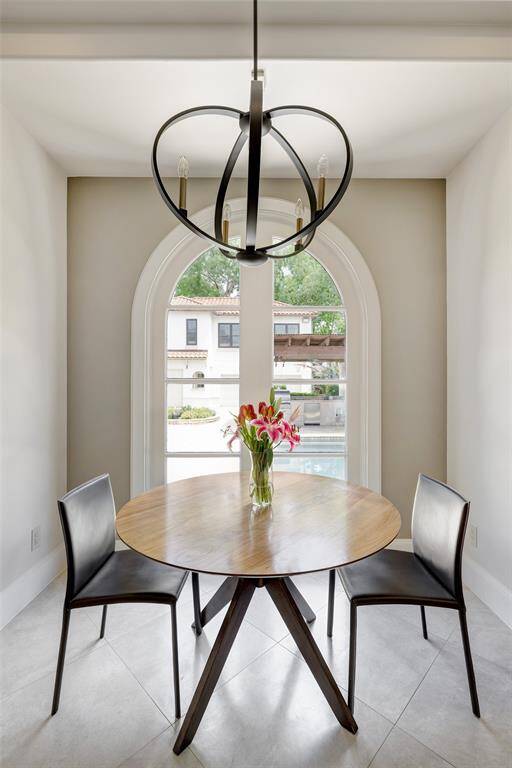 Tasteful minimalism with angelic sunlight