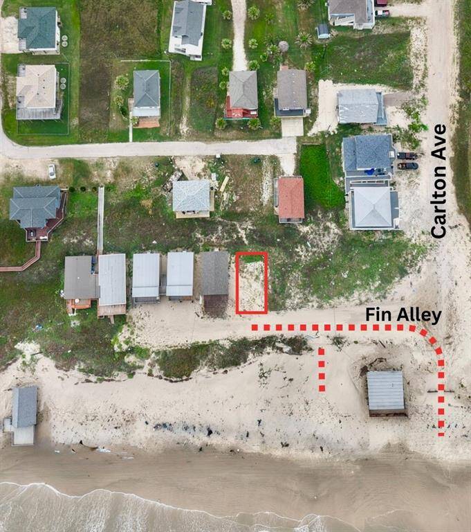Beachfront lot and walking distance to the beach.