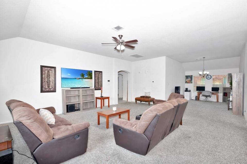 View from living room towards the formal dining area.