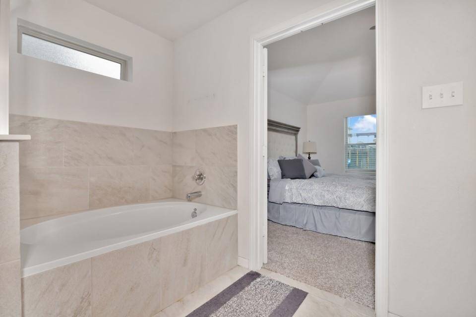 primary on suite bathroom.