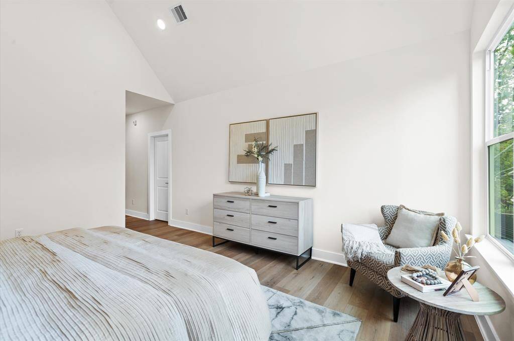 Primary bedroom has ample seating area.*Photos from a previous home by the same developer, selections and floor plans may vary*