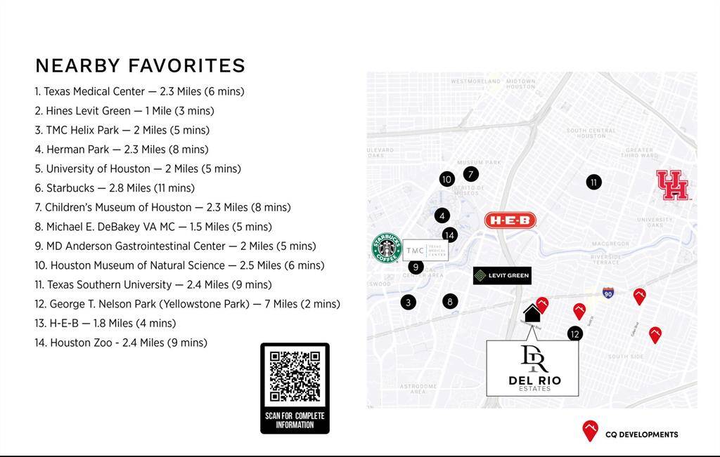 Close proximity to the Medical Center!